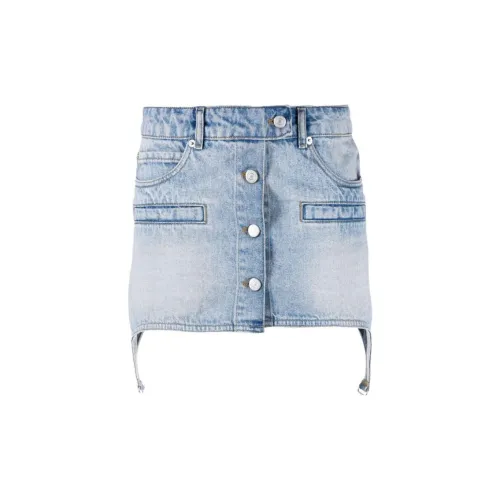 COURREGES Denim Short Skirts Women's Blue