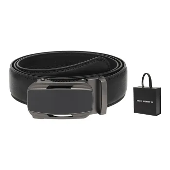 FREE RABBITⅡ Young And Middle-Aged Cut-Out Automatic Buckle Business Leather Belts Men's 3.5cm
