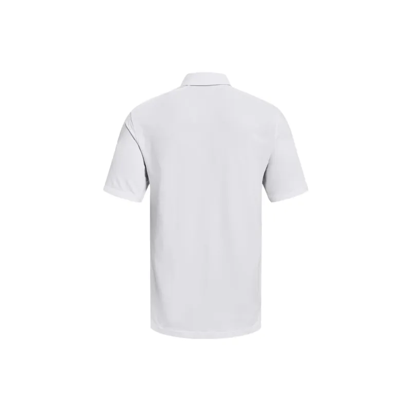 Under Armour Luxe Polo Shirts Men White-1