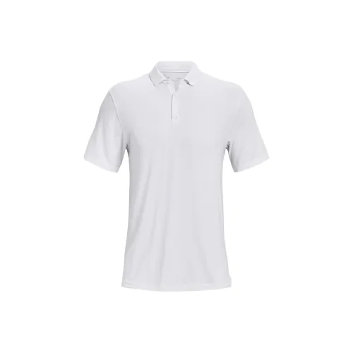 Under Armour Luxe Polo Shirts Men White