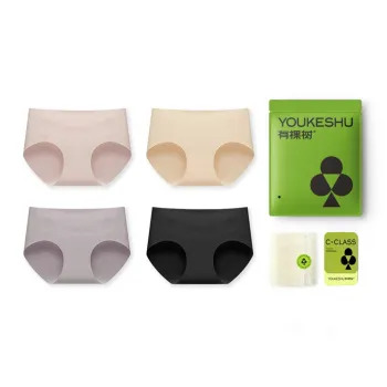 YOUKESHU Underpants Women's 4 Pack
