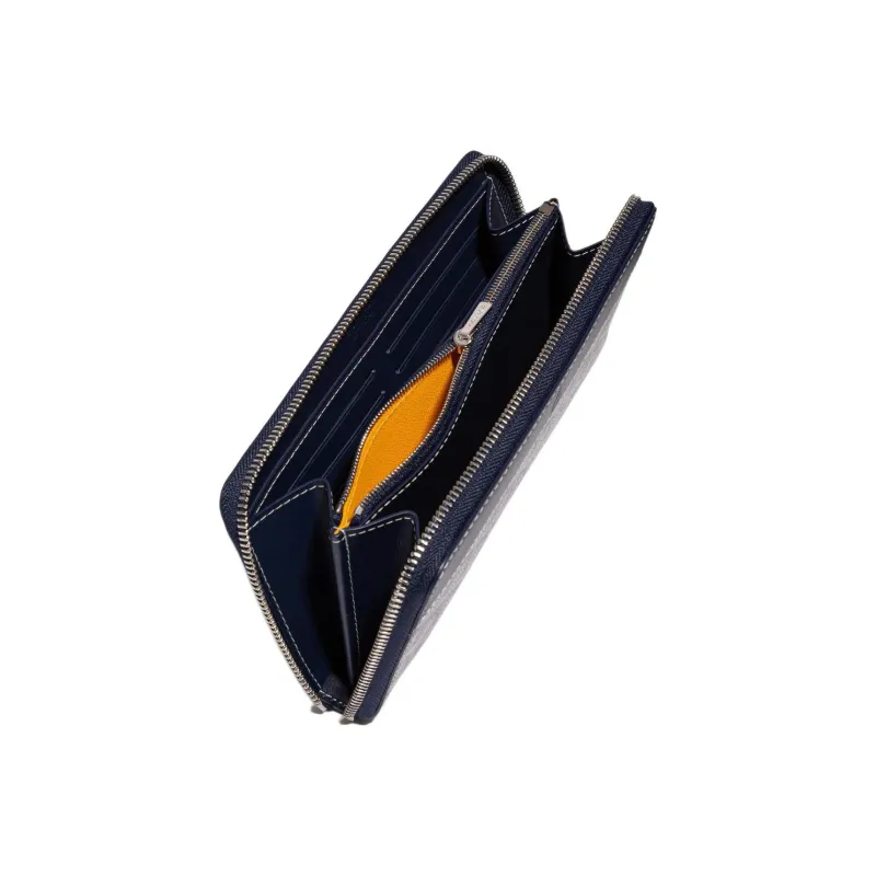 GOYARD MATIGNON Canvas With Leather Clutch Wallet Large Size Unisex 11 Colors-22