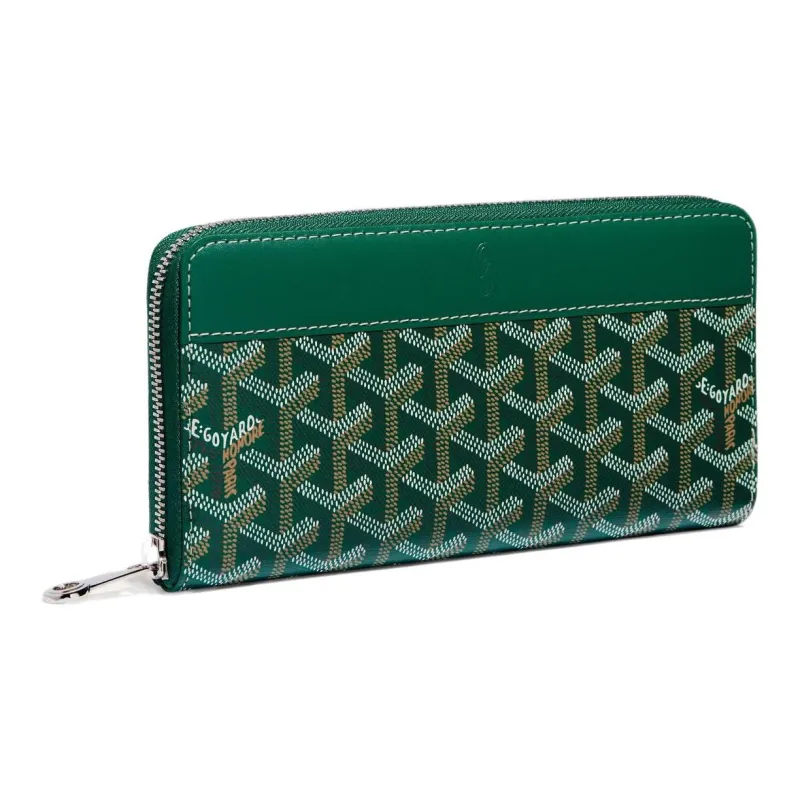 GOYARD MATIGNON Canvas With Leather Clutch Wallet Large Size Unisex 11 Colors-15