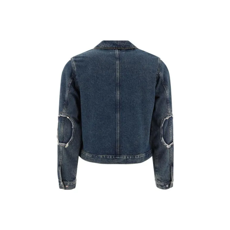 MM6 Maison Margiela Jackets Men Blue-1