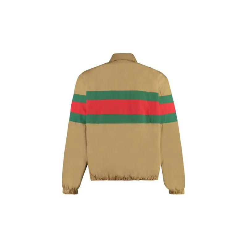 GUCCI Web Striped Zipped Jacket-1