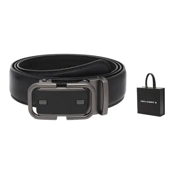 FREE RABBITⅡ Automatic Buckle Business Youth Formal Leather Belts Men's 3.5cm