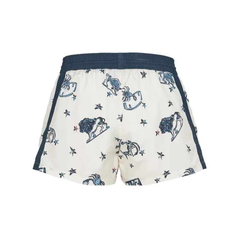 FENDI Swimming Shorts Men White-1
