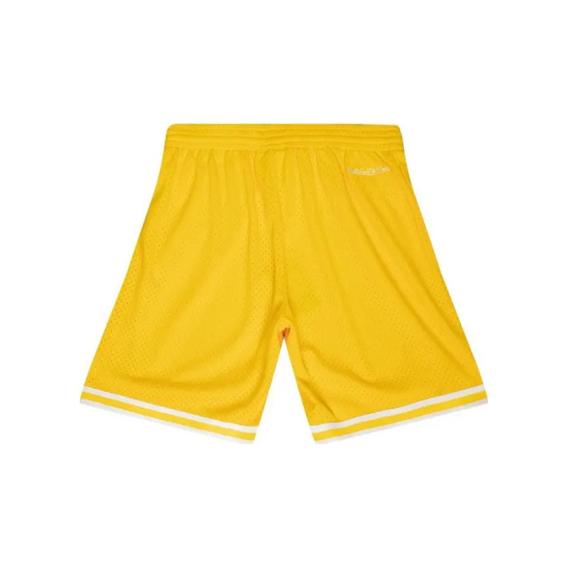 Mitchell Ness Casual Shorts Men Yellow-1