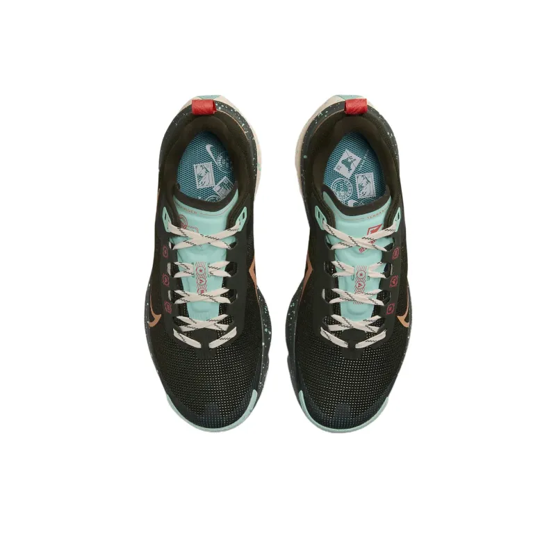 Nike React Terra Kiger 9 Sequoia Emerald Rise Guava Ice Amber Brown Women's-2