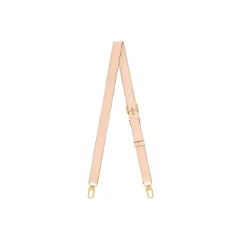 LOUIS VUITTON Cow Leather Bag Strap Women's Pink