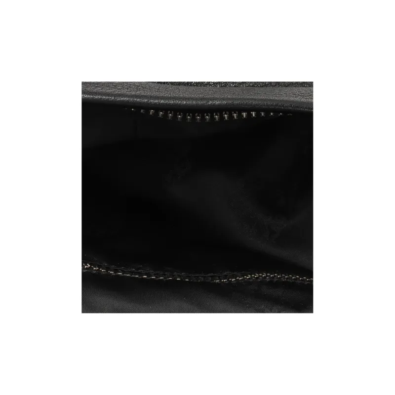 Chrome Hearts Leather Backpack Unisex Black Yellow-7