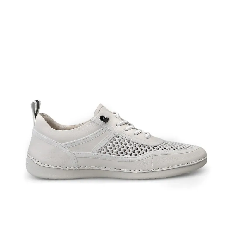 BECK Casual Single Shoes 3cm Women's White-1