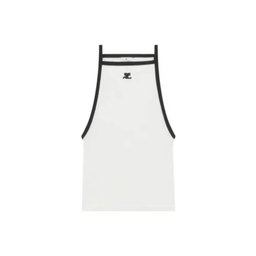 COURREGES Tank Tops Women's White