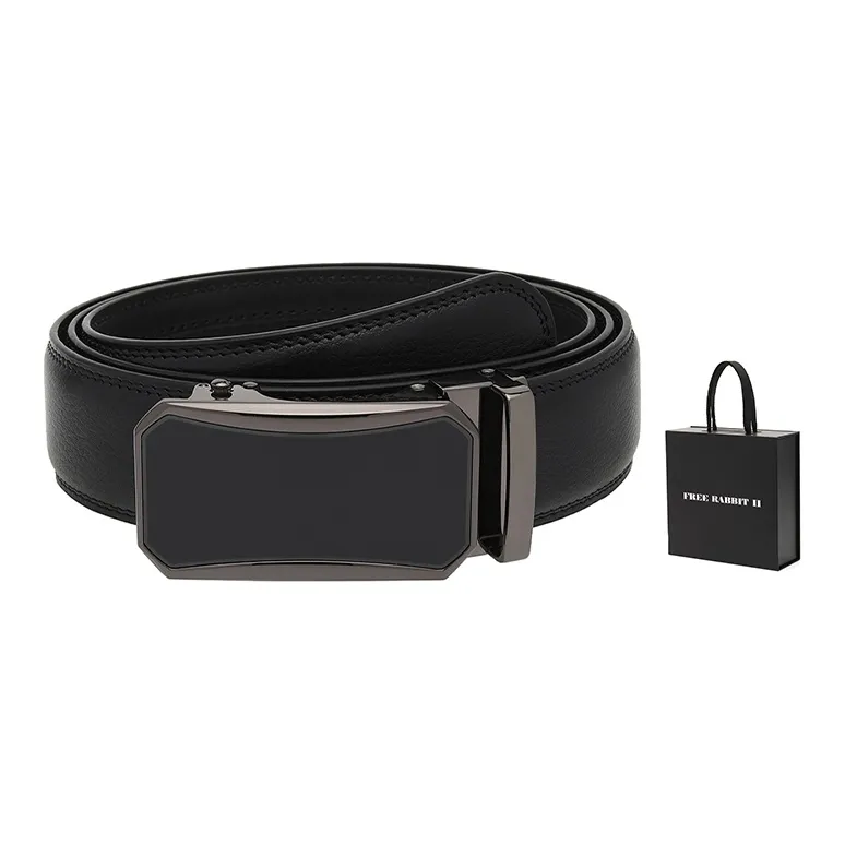 FREE RABBITⅡ Business Automatic Buckle Suitable For Young And Middle Aged Punching Men's 3.5cm-4