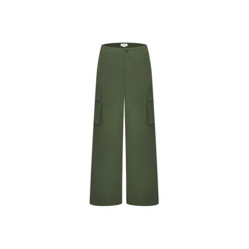 URBAN REVIVO Cargo Pants Women's Army Green