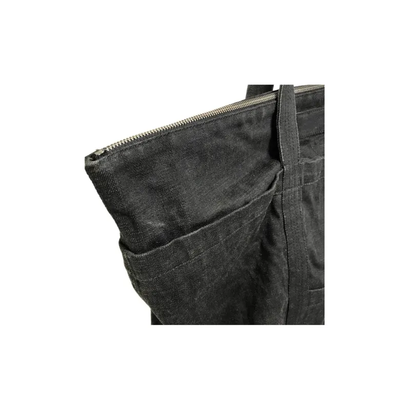 Chrome Hearts Denim Handbag Women's Black-10