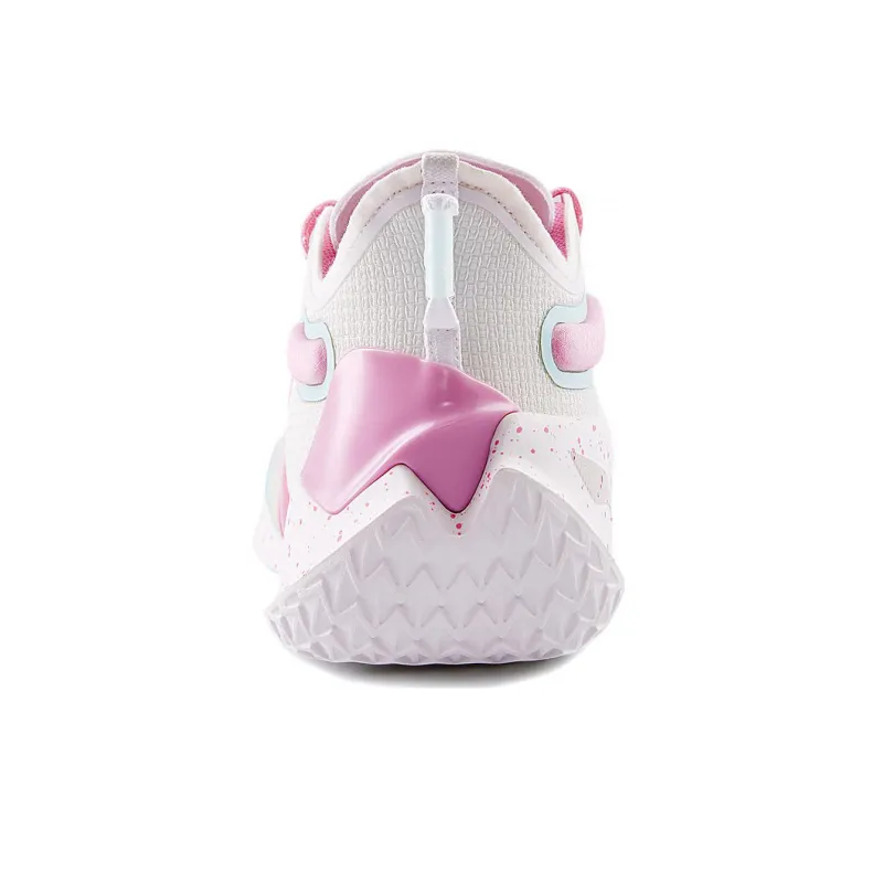 LINING JB1 Basketball Shoes Men Low Top White Blue Pink-2