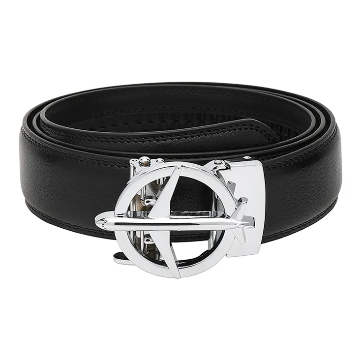 FREE RABBITⅡ Airplane Automatic Buckle Leather Belts Men's-11