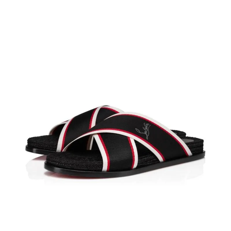 CL Abrasion Resistant Slide Slippers Men's Black-2