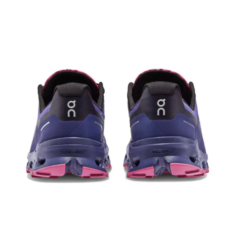 On Cloudvista Collection Cushioned Slip-Resistant Abrasion-Resistant Low-Top Running Shoes Women's Blue Purple-4