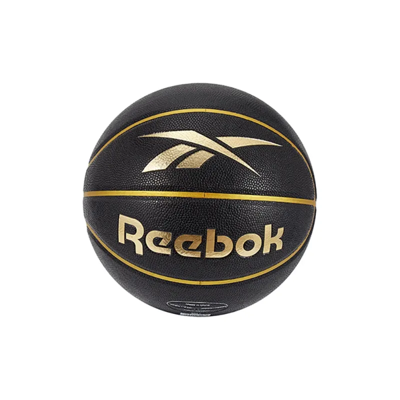 Reebok PU Basketball Black Gold Size 7 Training Unisex-12