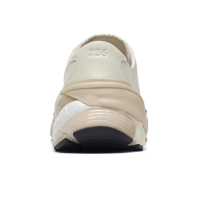 LiNing Wuji Non slip Lightweight Low Top Skateboard Shoes Women's Ecru-4