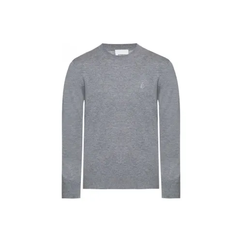 Burberry Sweaters Men Gray