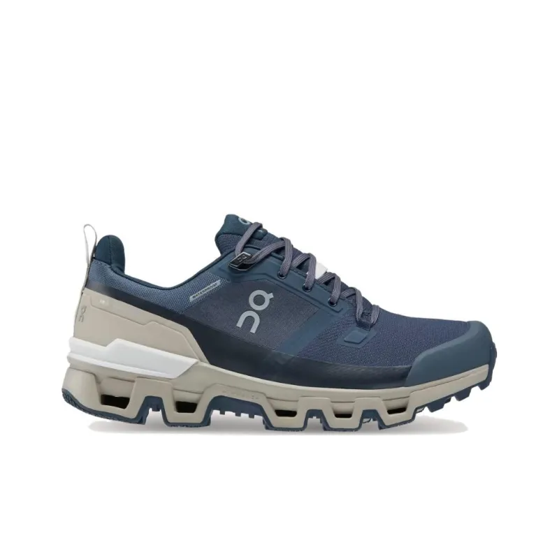 On Running Cloudwander Waterproof Navy Desert Women's-1
