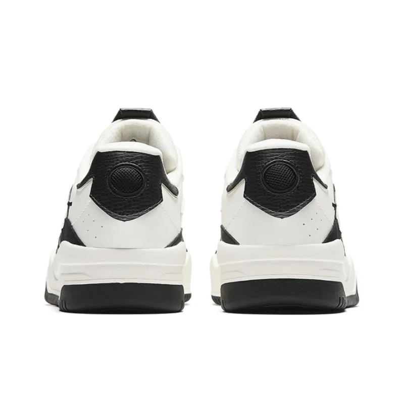 Anta Wave Shoes Anti Slip And Wear Resistant Lightweight Low Top Skateboard Shoes Men's Black White-3