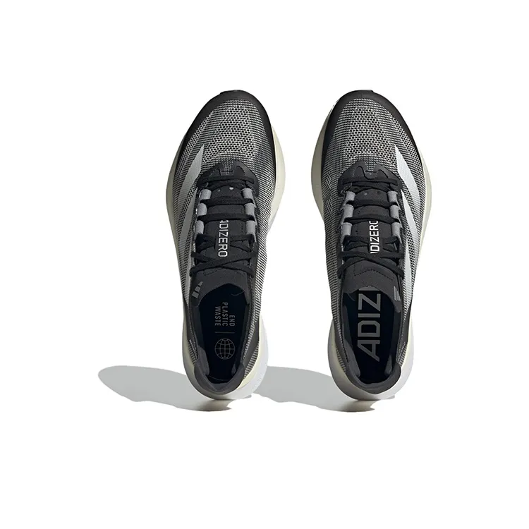 Adidas Adizero Boston 12 Wide Core Black Cloud White Carbon-4
