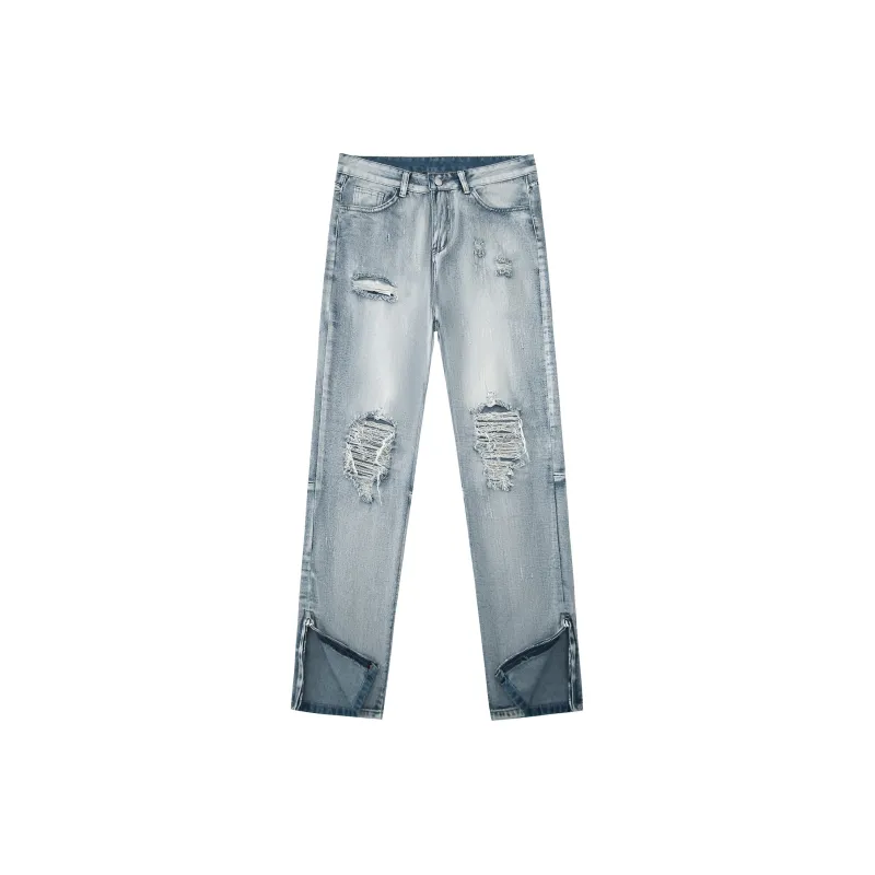 CRUSH KEY Jeans Unisex Blue-1