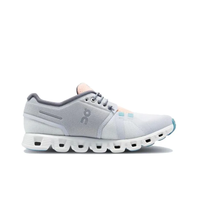 On Running Cloud 5 Push Glacier Undyed White Women's-1