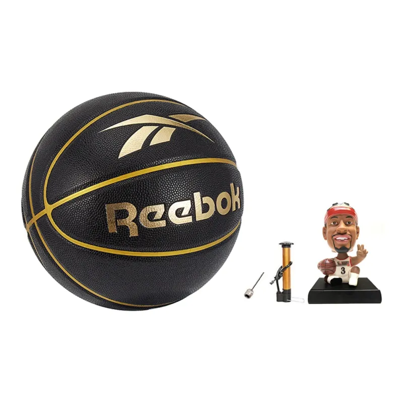 Reebok PU Basketball Black Gold Size 7 Training Unisex-5