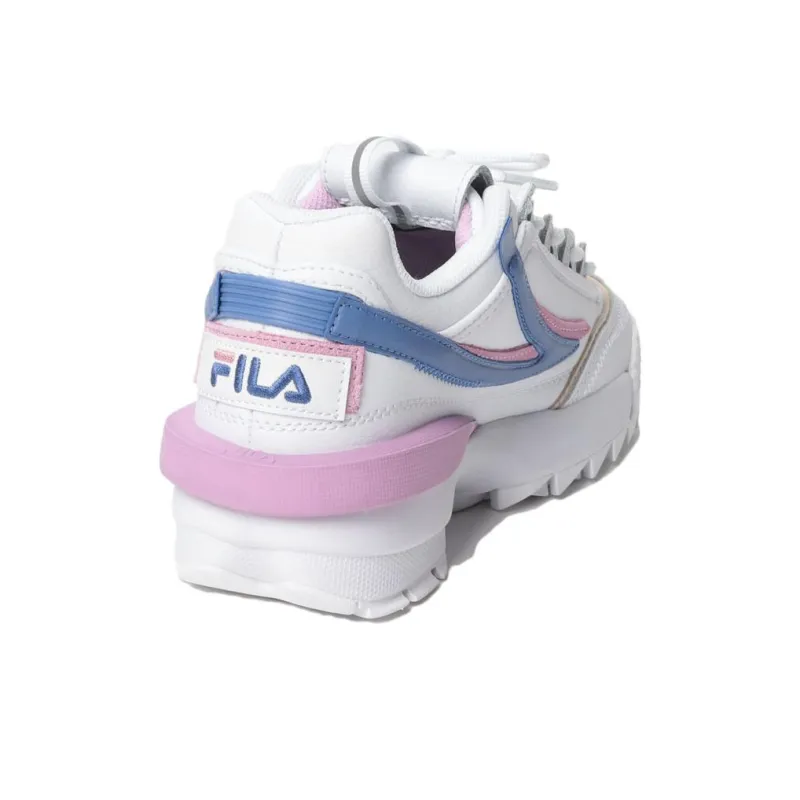 FILA Disruptor 2 2 Exp Anti-Slip Wear-Resistant Low-Top Casual Shoes Women's White Pink-3