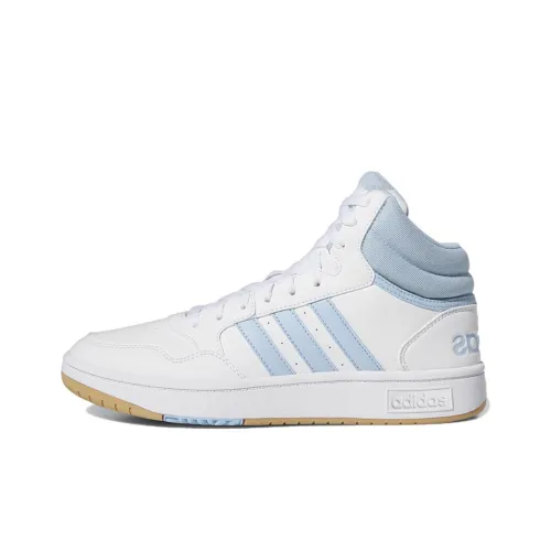 Adidas Women's Hoops 3.0 Mid 'White Clear Sky Gum'