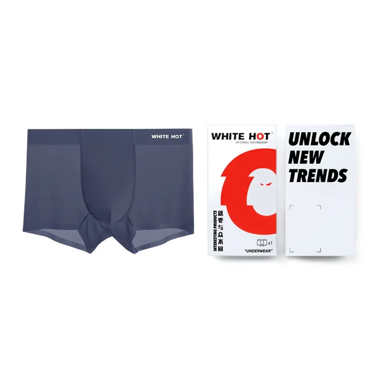 WHITE HOT Boxer Shorts Underpants Men's 1 Pack-1