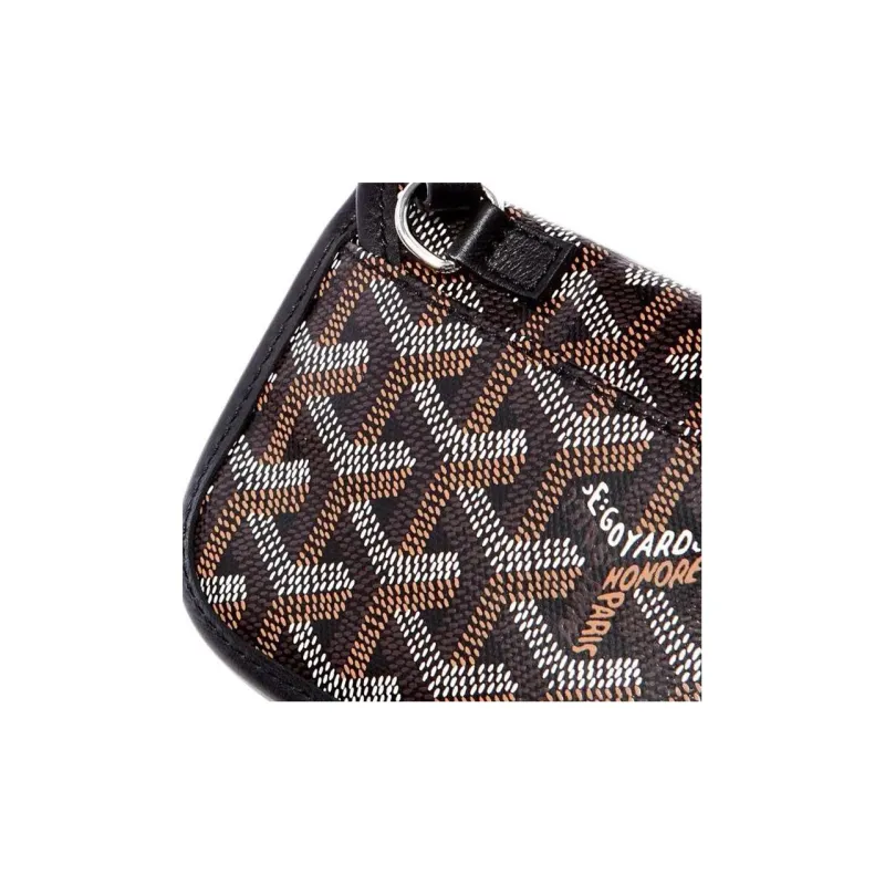 GOYARD Anjou Canvas With Leather Combo Bag Tote Shoulder Bag, Handbag Mini Women's Pink-5