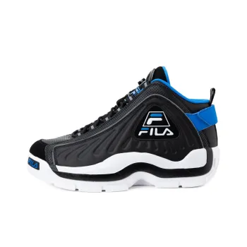 FILA Grant Hill 2 Gb Non-slip Wear-resistant Shock Absorption High-Top Vintage Basketball Shoes Men's Black Blue