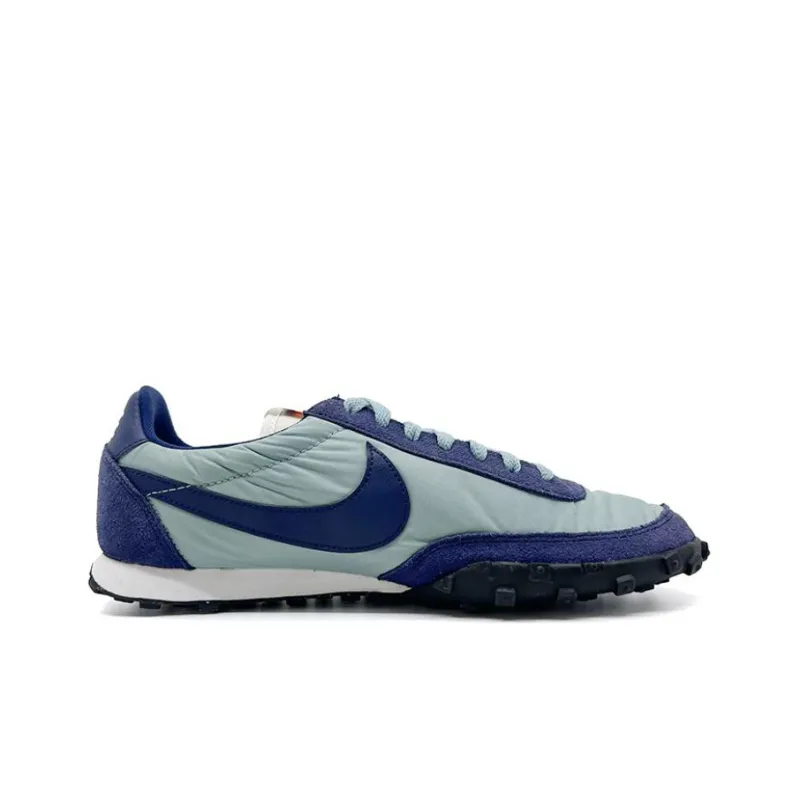 Nike Waffle Racer Abrasion Resistant Slip Resistant Low Top Casual Shoes Men's Blue-1
