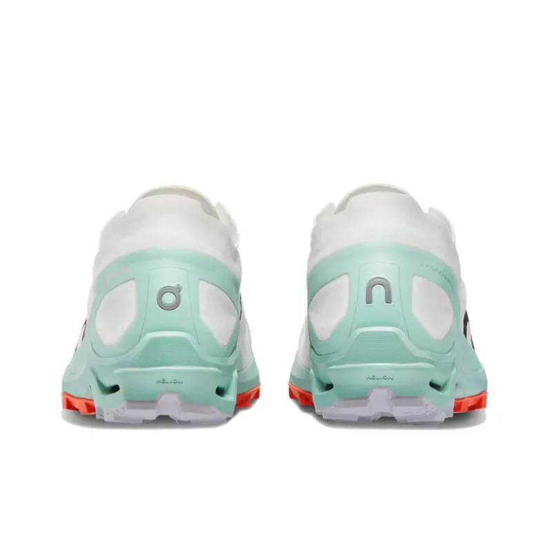 On Cloudventure Peak 3 Slip Resistant Low Top Trail Running Running Shoes Men's White Cyan-3