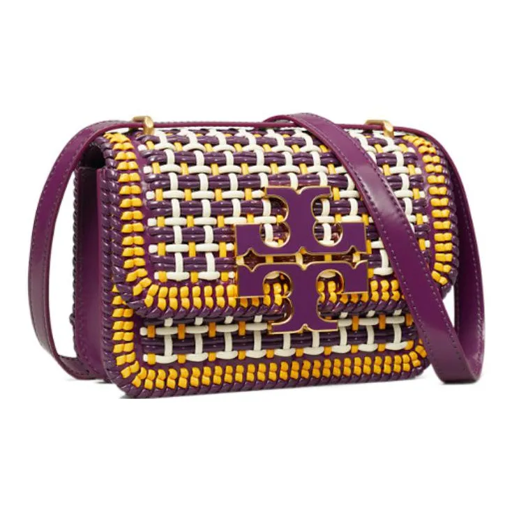 TORY BURCH Eleanor Patent Leather With Leather Trim Crossbody Bag, Shoulder Bag Trumpets Women's-1