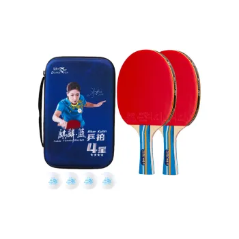 DOUBLEFISH Ping Pong Paddles Unisex All Wood Red