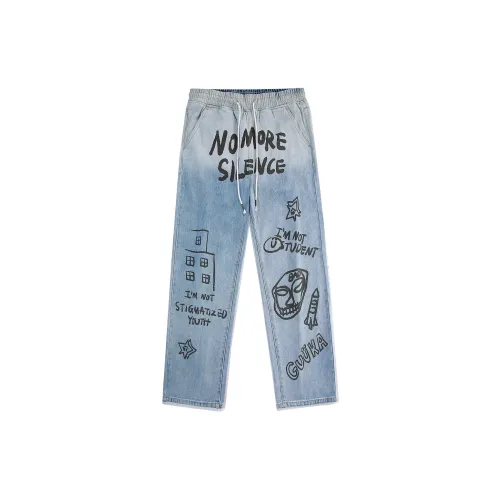 Guuka Jeans Men Light Blue