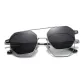 Bright Light Gunmetal Frame with Black Lens