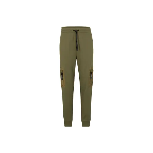 HUGO BOSS Drawstring waist Cotton Track Pants