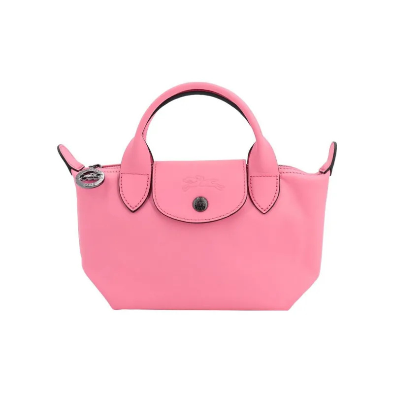 LONGCHAMP Le Pliage Xtra Cow Leather One Shoulder Handbags Mini Women's Flesh Pink-0