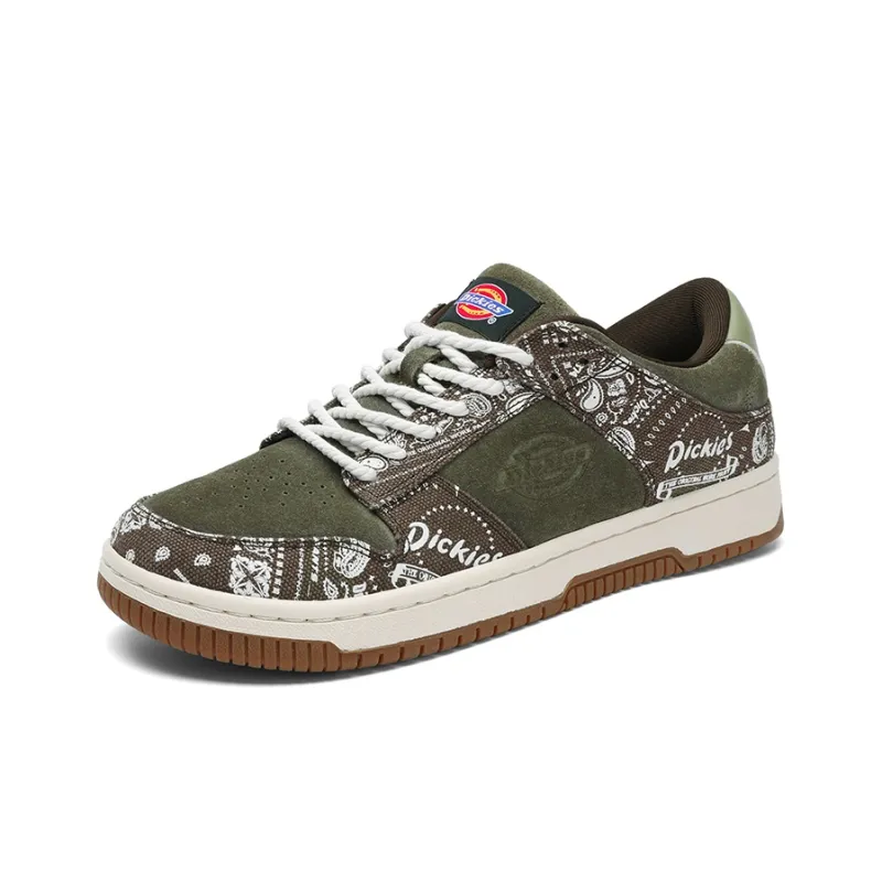 Dickies Low Top Skateboard Shoes Men's Brown-1