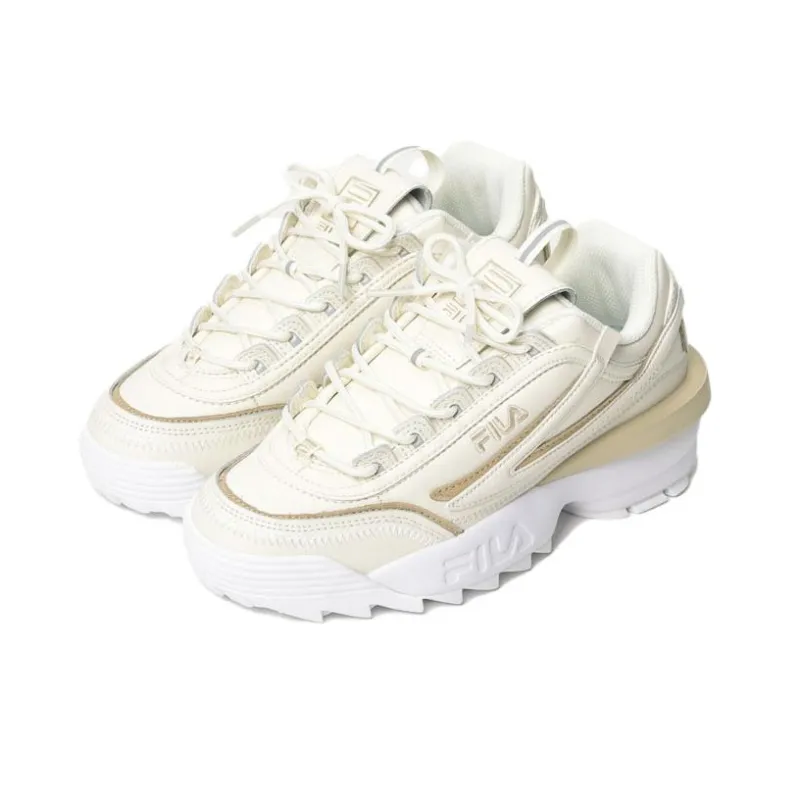 FILA Disruptor 2 2 EXP Wear-Resistant Low-Top Casual Shoes Women's Ecru-1