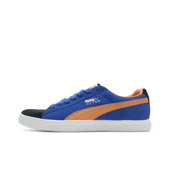 PUMA Clyde OG Skateboard Shoes Men Low-Top Blue/Black/Orange