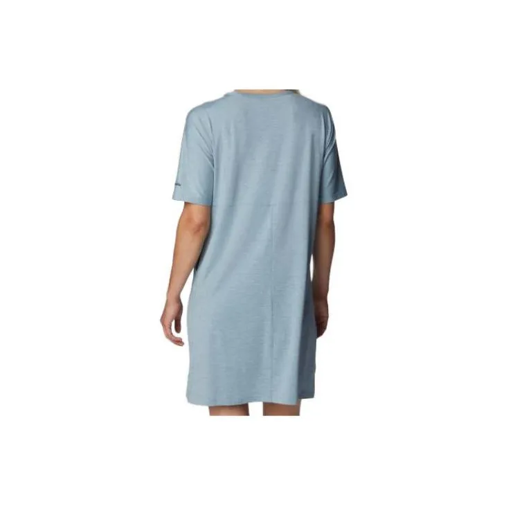 Columbia Short Sleeved Dress Women's Blue-1
